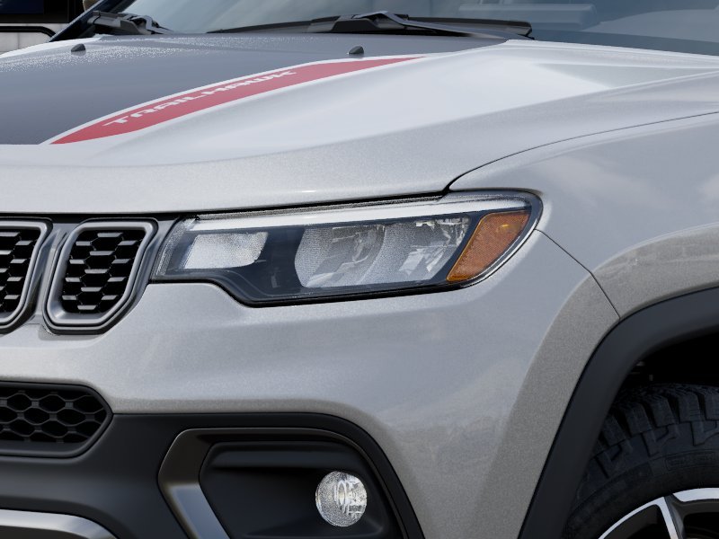New 2026 Silver Zynith Metallic Clear-Coat Exterior Paint Jeep Trailhawk image 6
