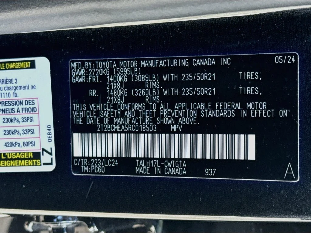 Used 2024 Black Lexus 500h F SPORT Performance image 35