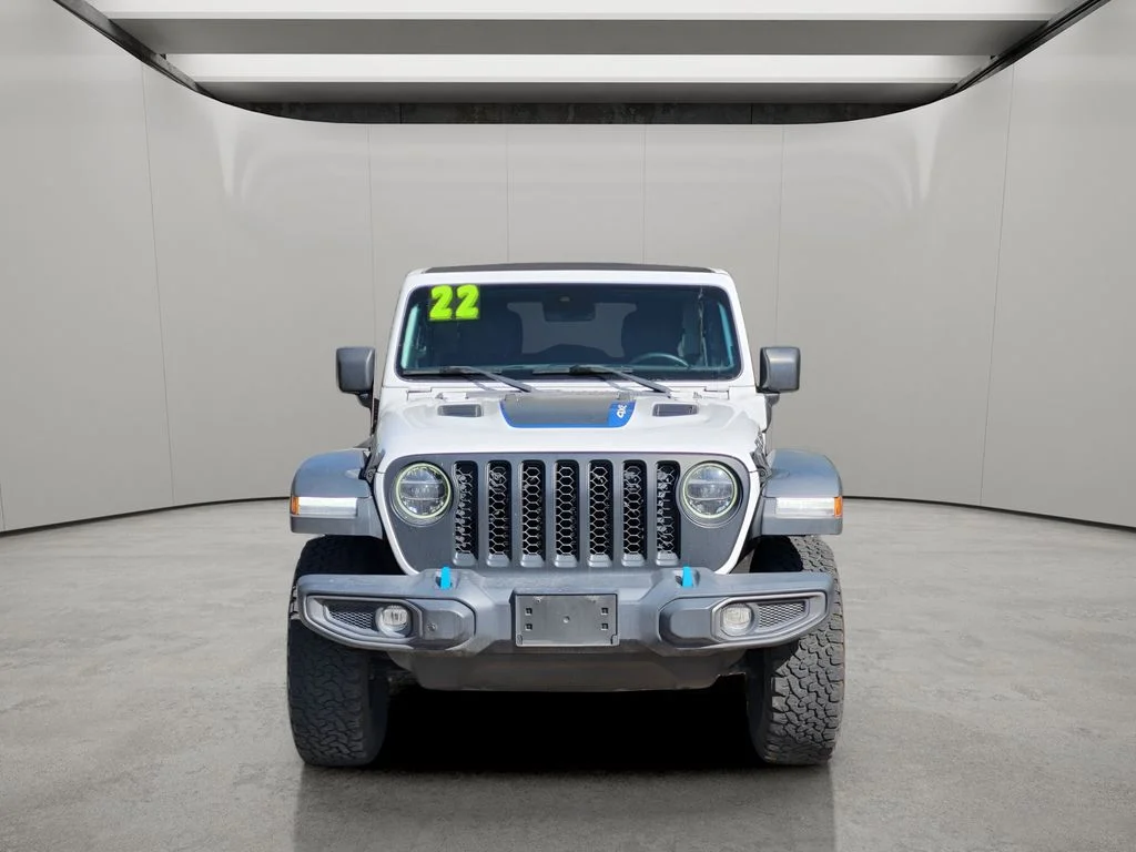 Used 2022 Bright White Clearcoat Jeep Unlimited Rubicon 4Xe image 6
