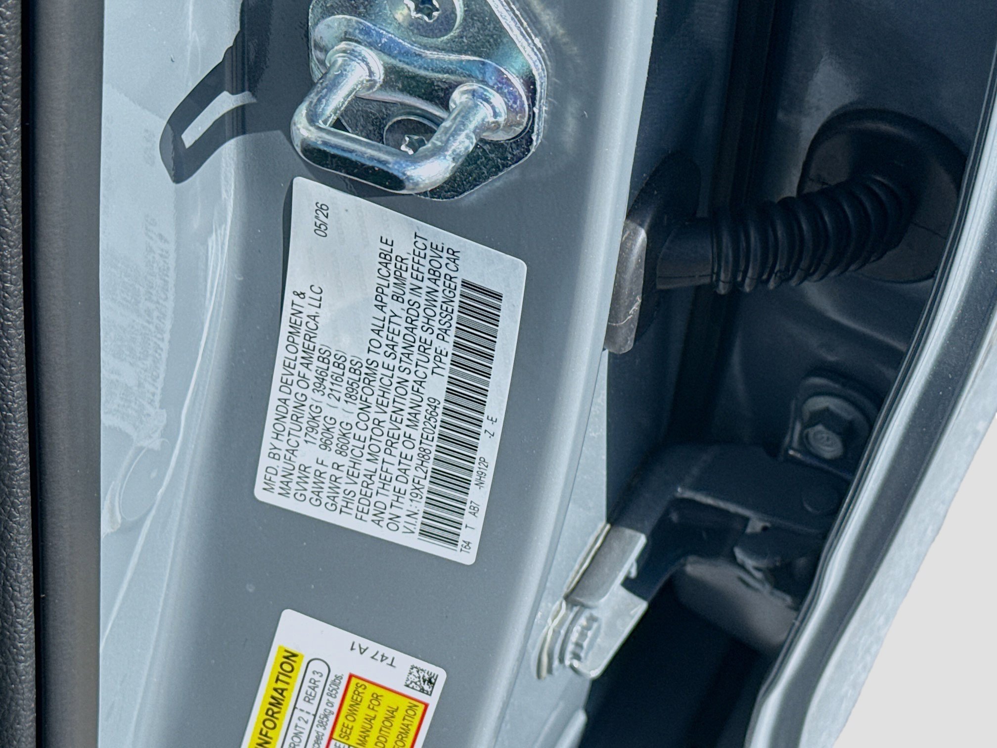 New 2026 Urban Gray Pearl Honda Sport image 26