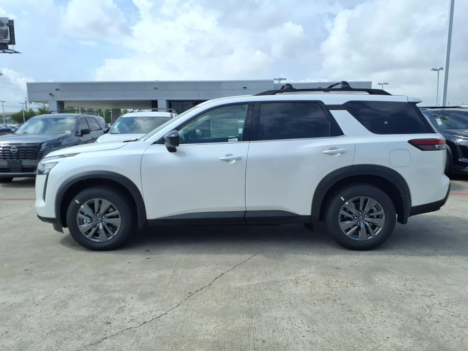 2026 Nissan Pathfinder SV White at Robbins Nissan