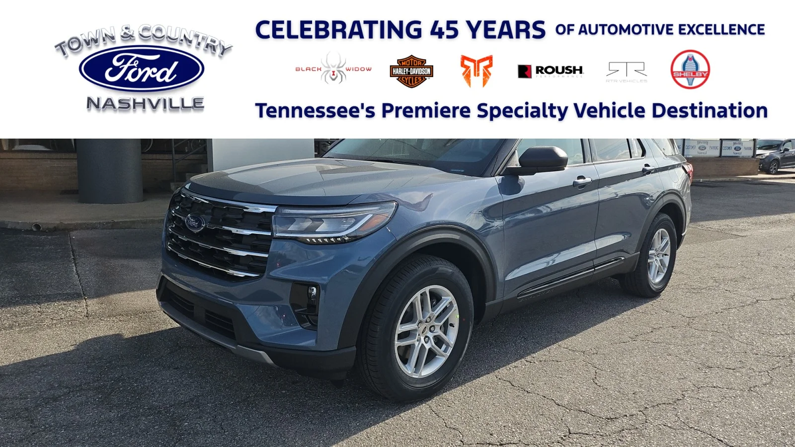 New 2026 Vapor Blue Metallic Ford Active image 1
