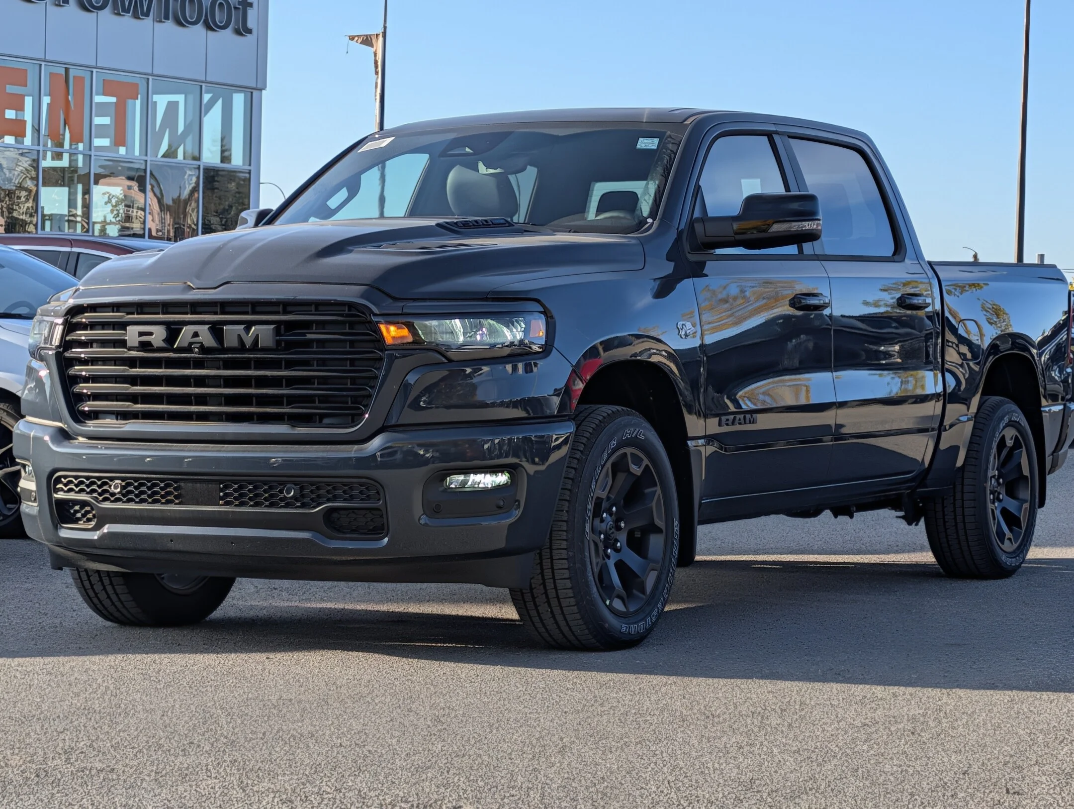 New 2026 Blue RAM Sport - - Pano Sunroof - Sport Perf Hood - 3.92 Rear Axle - Trailer Brake Control & More! image 4