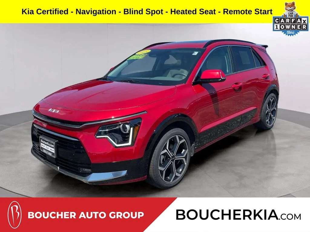 Certified Used 2025 Runway Red Kia EX Touring image 1