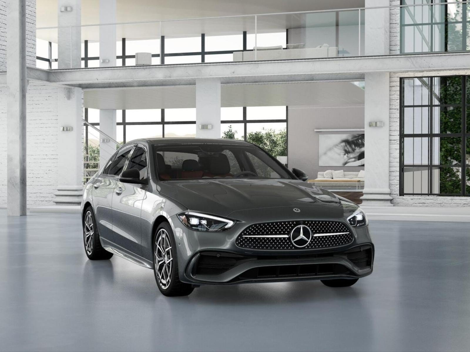 New 2026 Selenite Grey Metallic Mercedes-Benz C 300 4D Sedan image 10