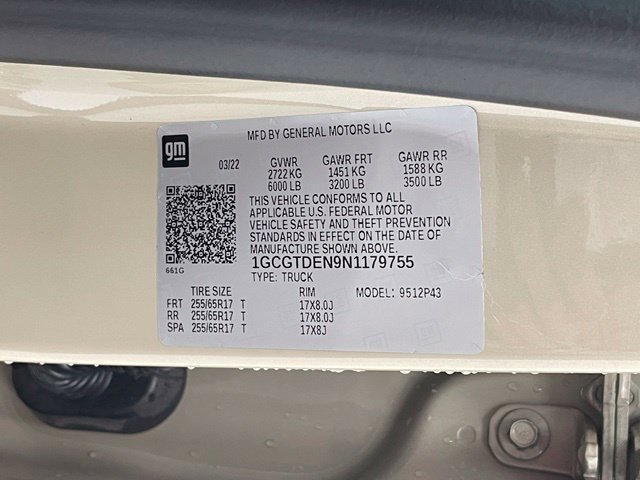 Certified Used 2022 SAND DUNE METALLIC Chevrolet 4WD Z71 image 26