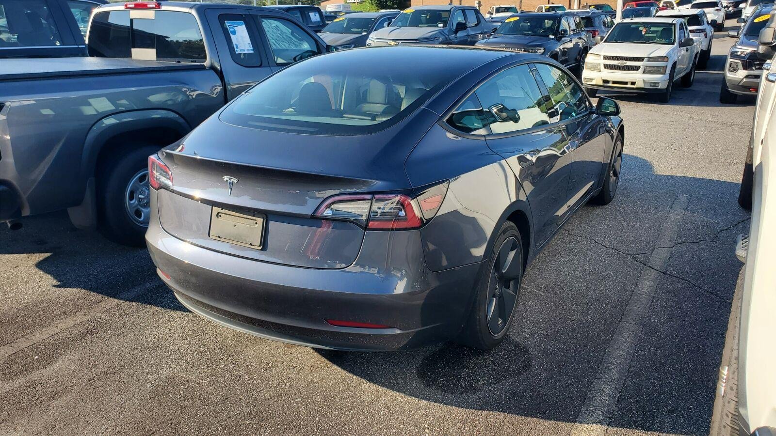 Used 2023 Midnight Silver Metallic Tesla RWD image 9
