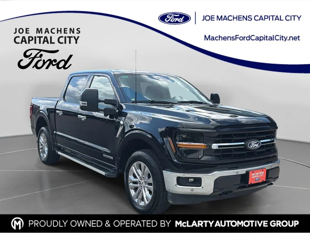 Used 2025 Agate Black Metallic Ford XLT image 1