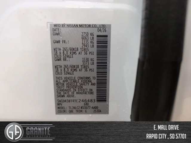 New 2026 White Nissan Rock Creek image 30