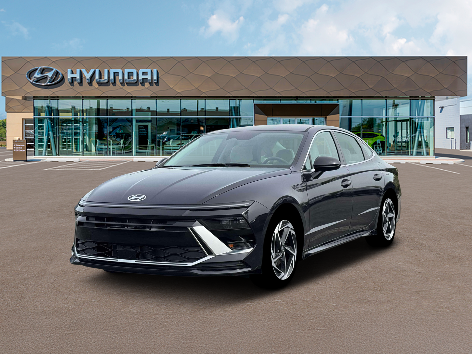 New 2026 Blue Hyundai SEL Sport image 1