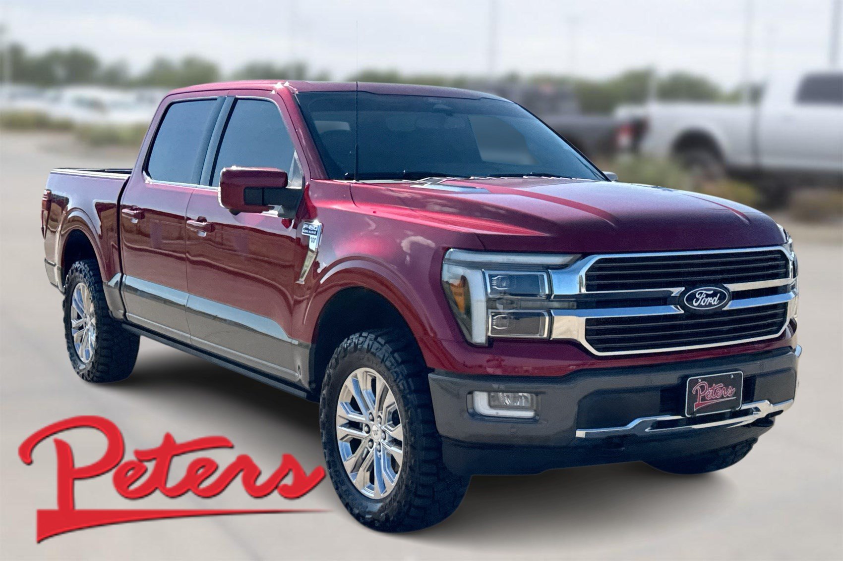 Used 2025 Red Ford King Ranch image 1