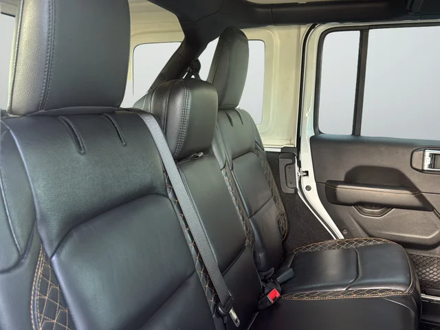 Used 2021 White Jeep Unlimited Sahara High Altitude image 25