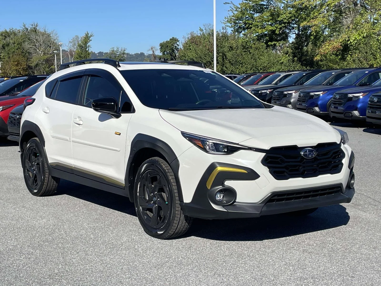 Used 2024 Crystal White Pearl Subaru Sport image 1