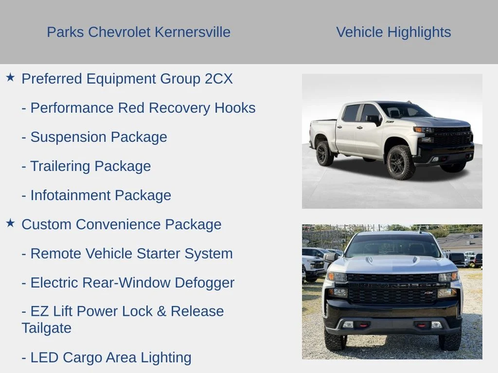 Used 2021 Silver Chevrolet Custom Trail Boss image 20