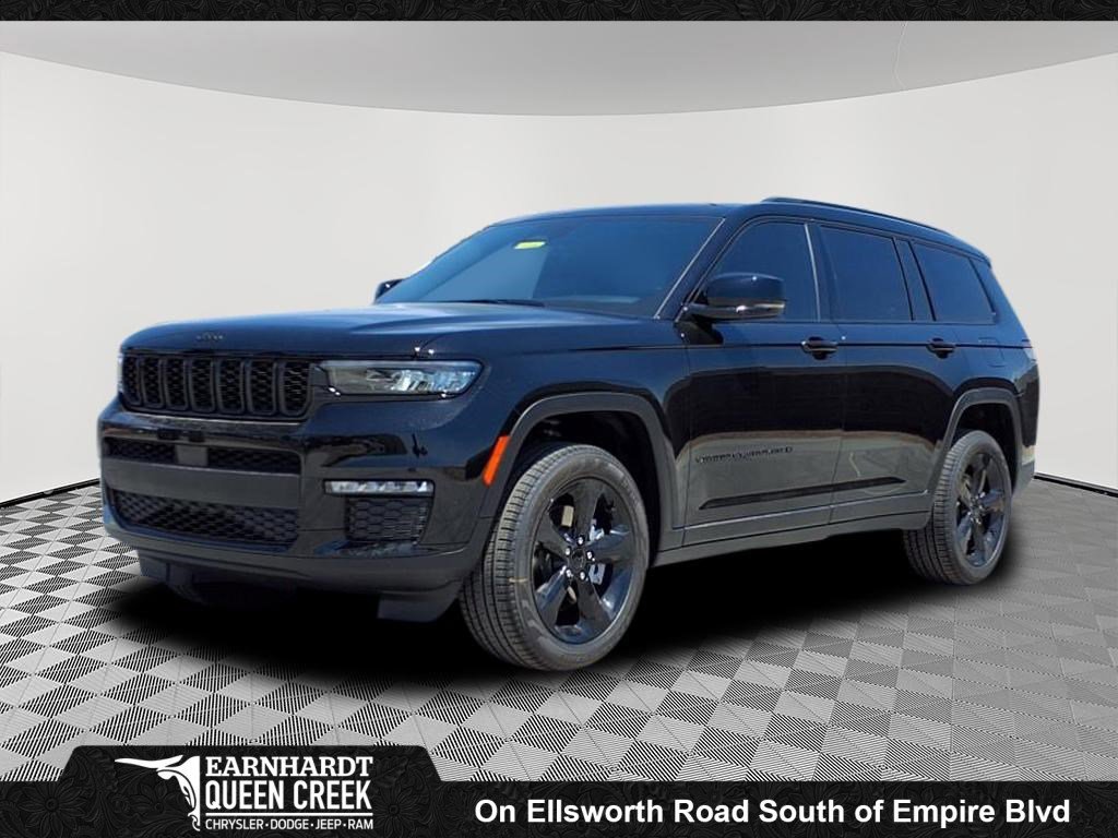 New 2025 Diamond Black Crystal Pearl-Coat Exterior Paint Jeep Limited image 1