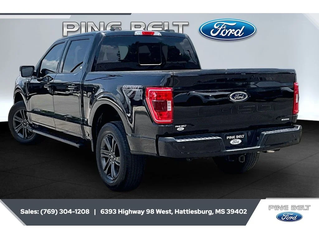 Certified Used 2023 Agate Black Metallic Ford XLT image 2