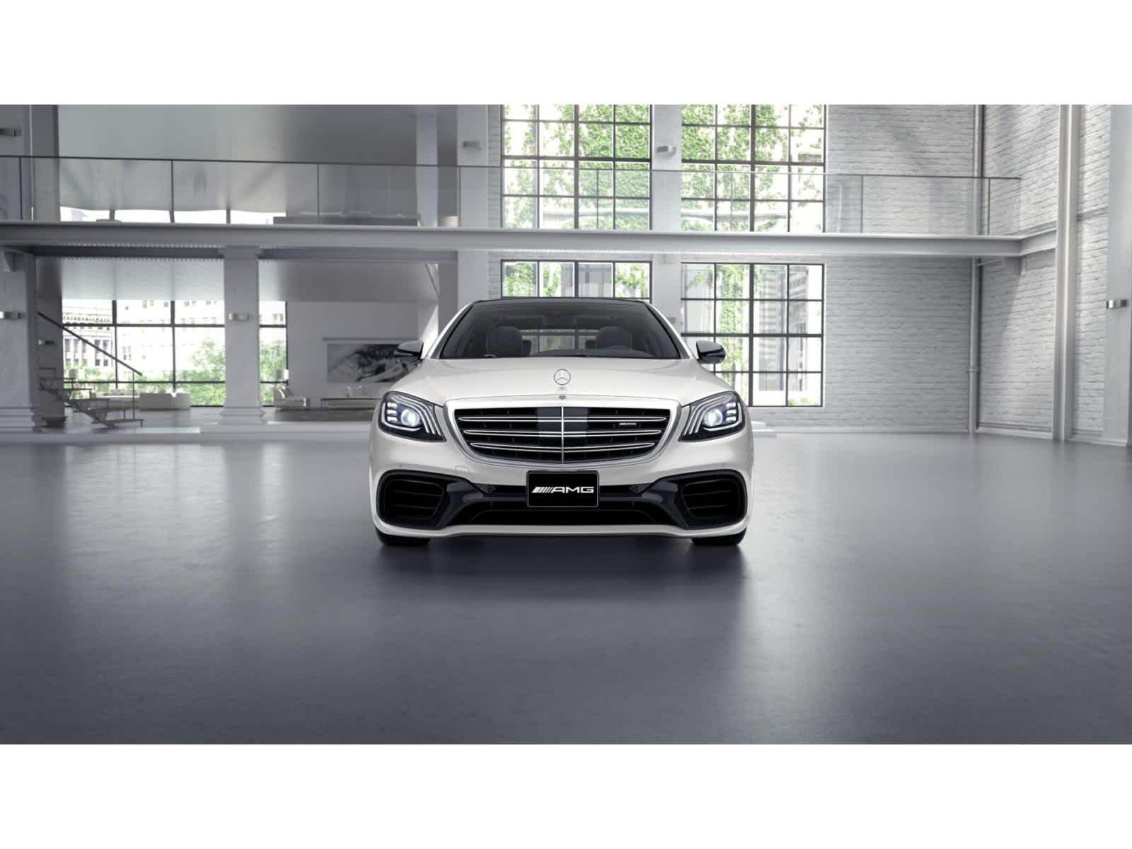 Used 2019 designo Diamond White Mercedes-Benz AMG® S 63 image 8
