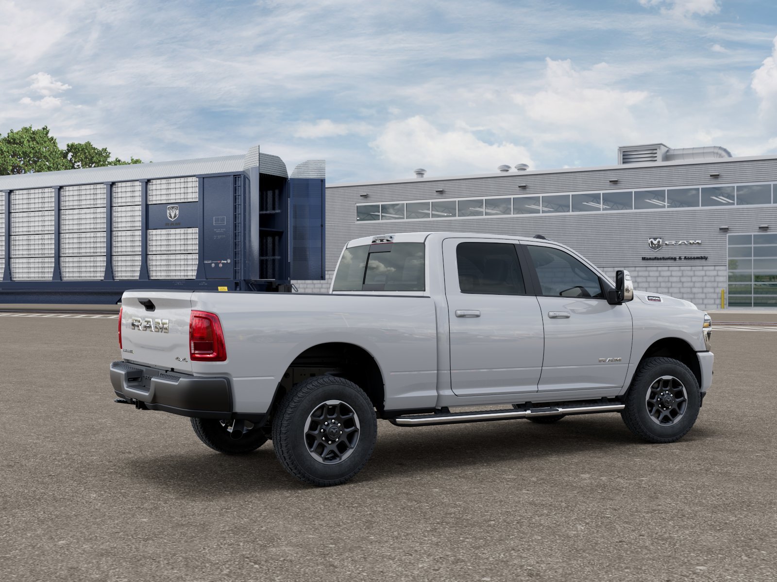 New 2026 Bright White Clear-Coat Exterior Paint RAM LARAMIE image 2
