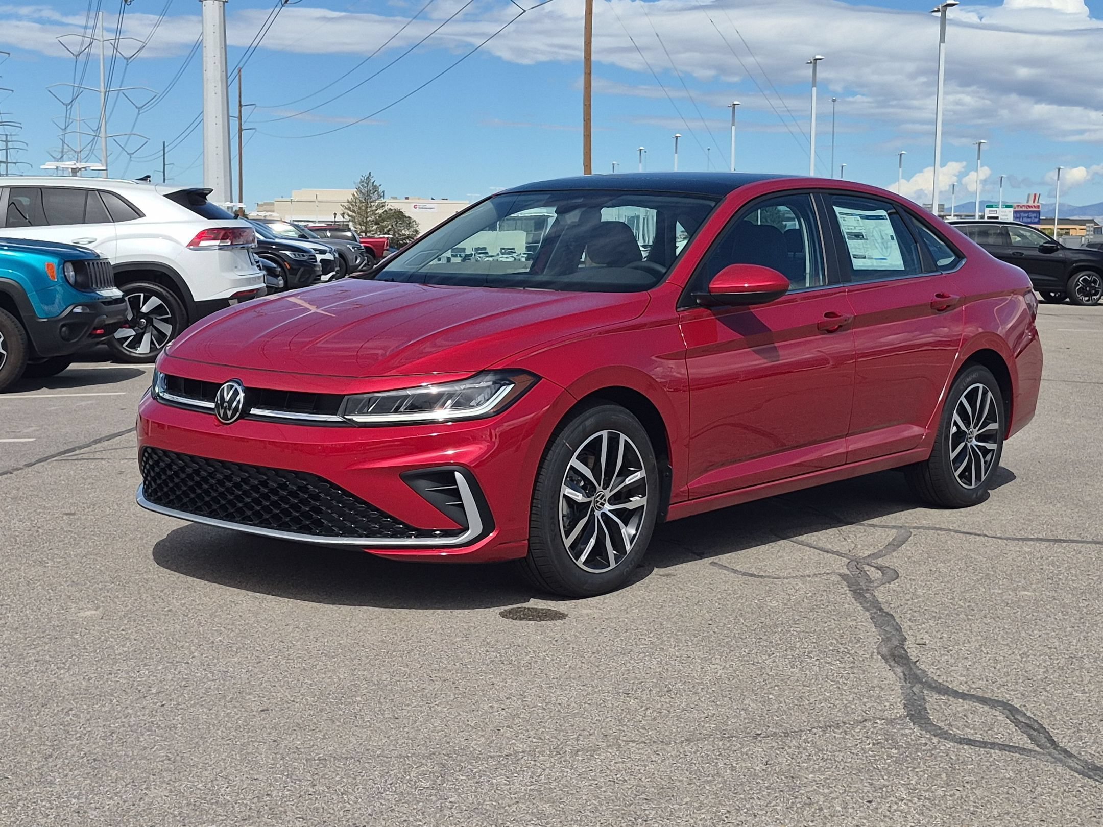 New 2027 Kings Red Metallic Volkswagen SE image 8