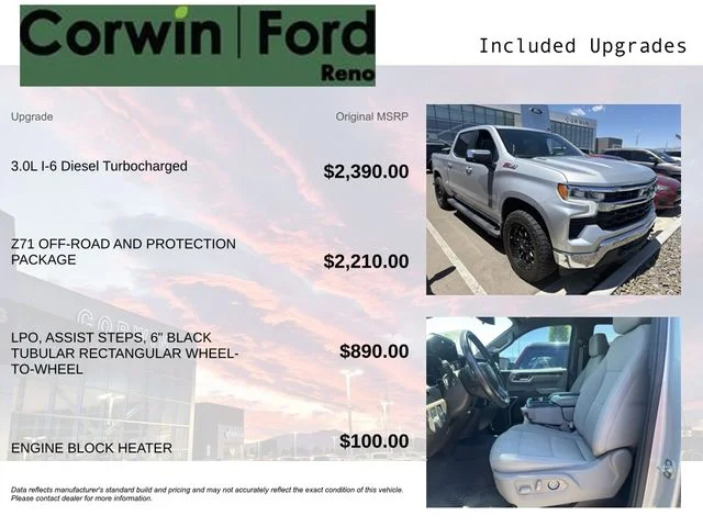 Used 2022 Silver Ice Metallic Chevrolet LT image 3