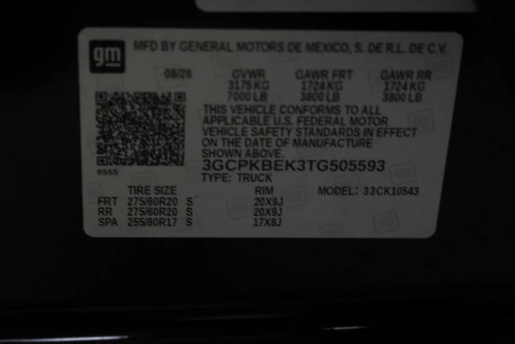 New 2026 Black Chevrolet Custom image 41