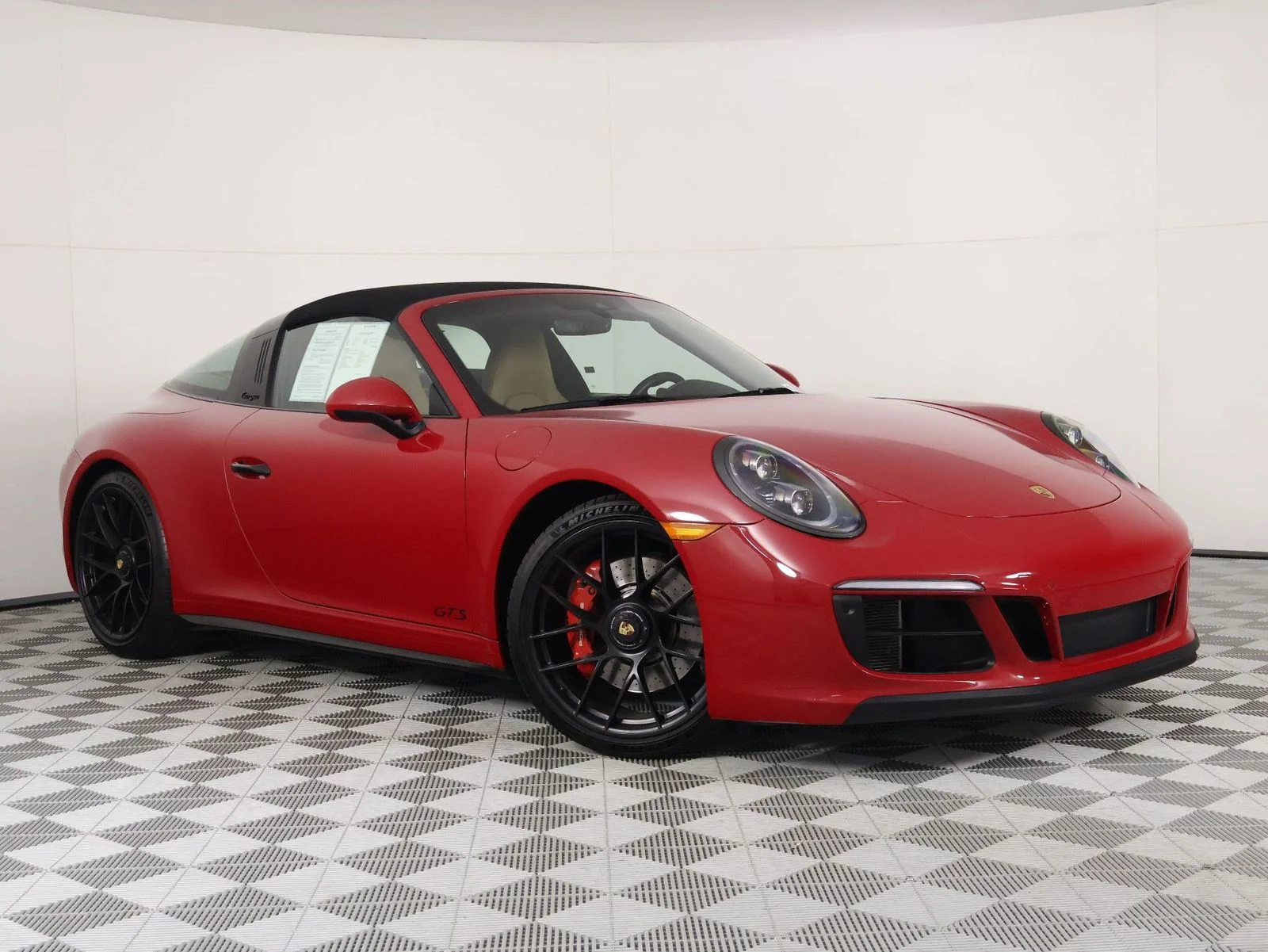 Certified Used 2019 Carmine Red Porsche Targa 4 GTS image 9