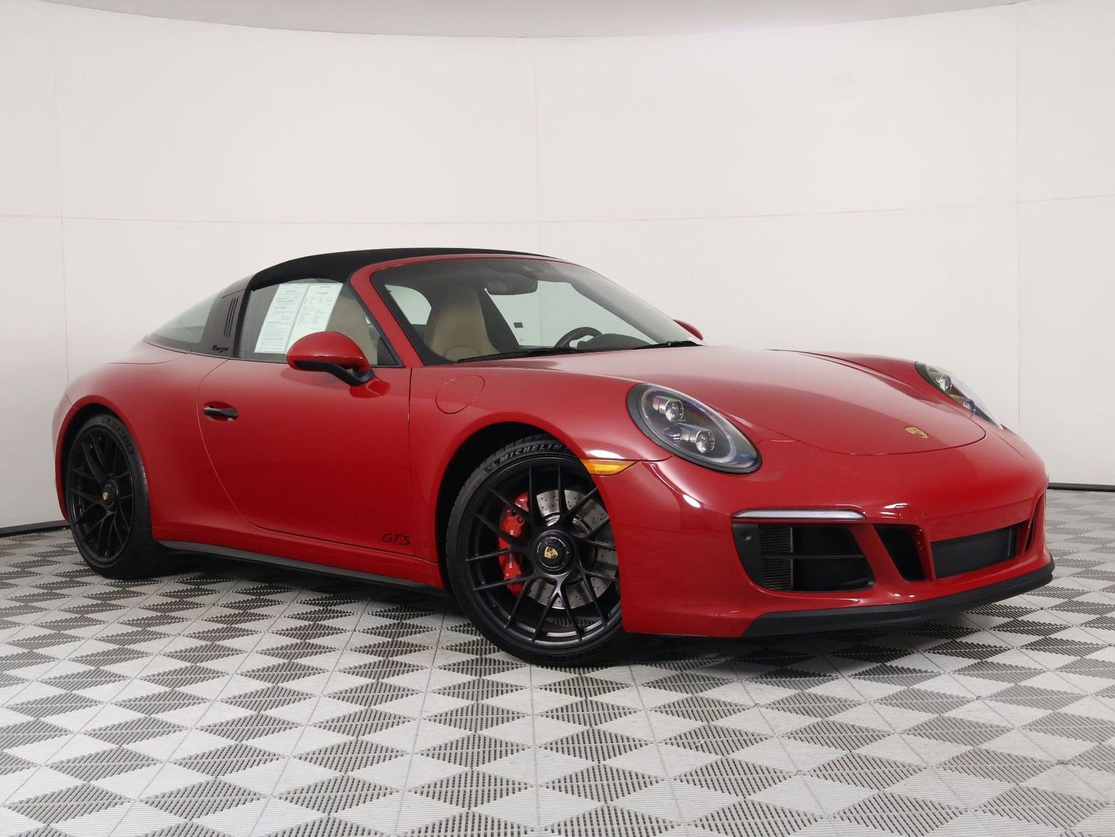 Certified Used 2019 Carmine Red Porsche Targa 4 GTS image 9