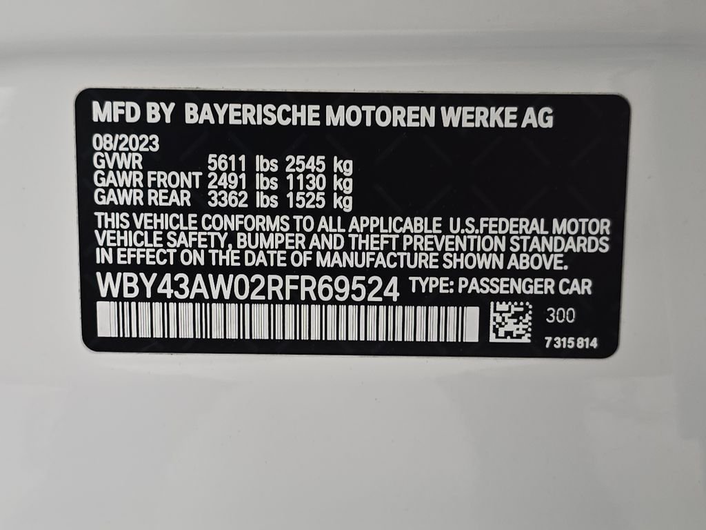 Used 2024 Alpine White BMW eDrive35 image 34