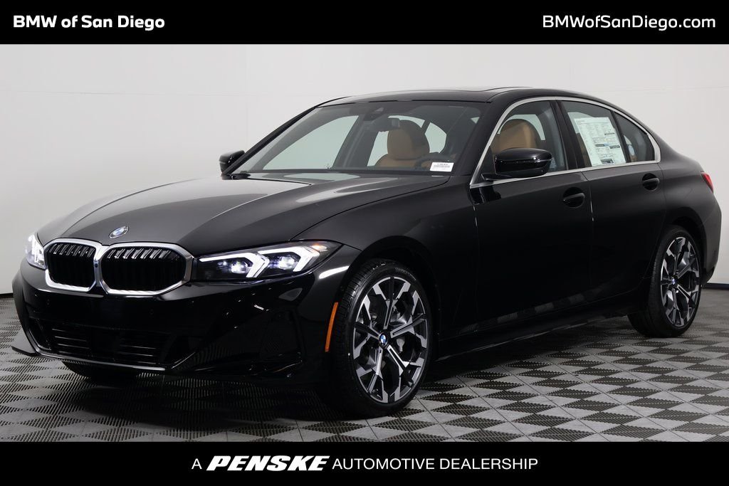 New 2026 Jet Black BMW 330i image 1