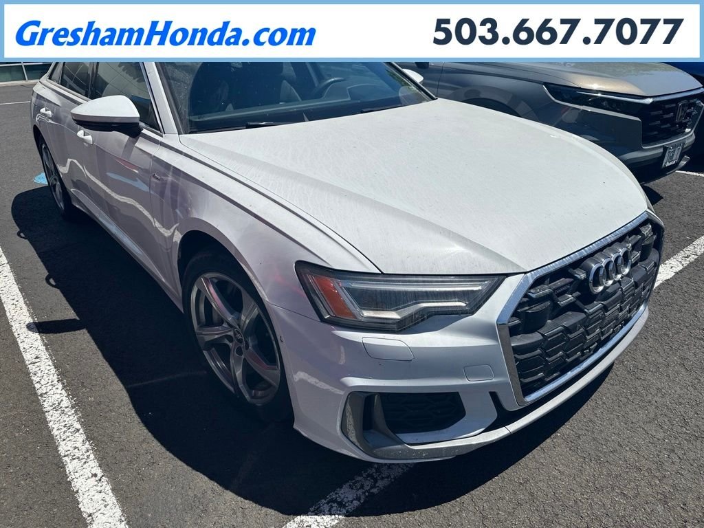 Used 2024 Glacier White Metallic Audi 55 Premium Plus image 1