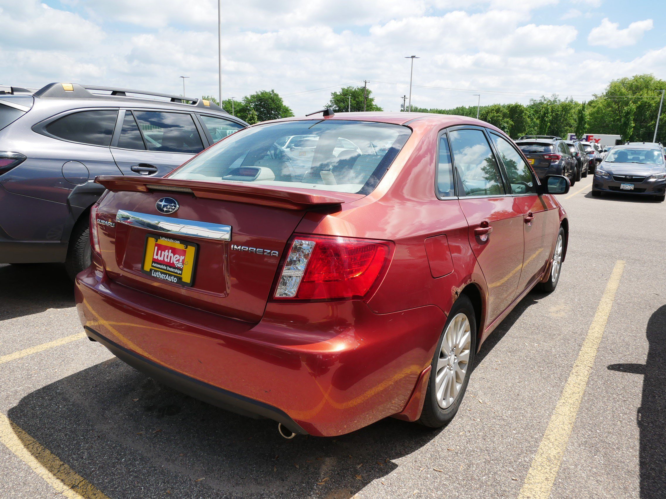 Used 2009 Paprika Red Pearl Subaru i w/Premium Pkg image 5
