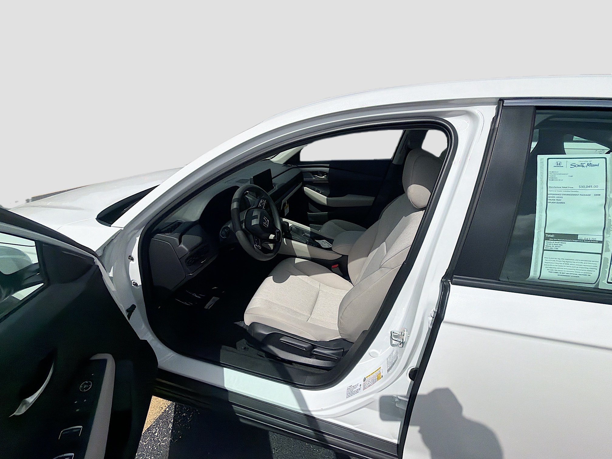 New 2026 Platinum White Pearl Honda LX image 16