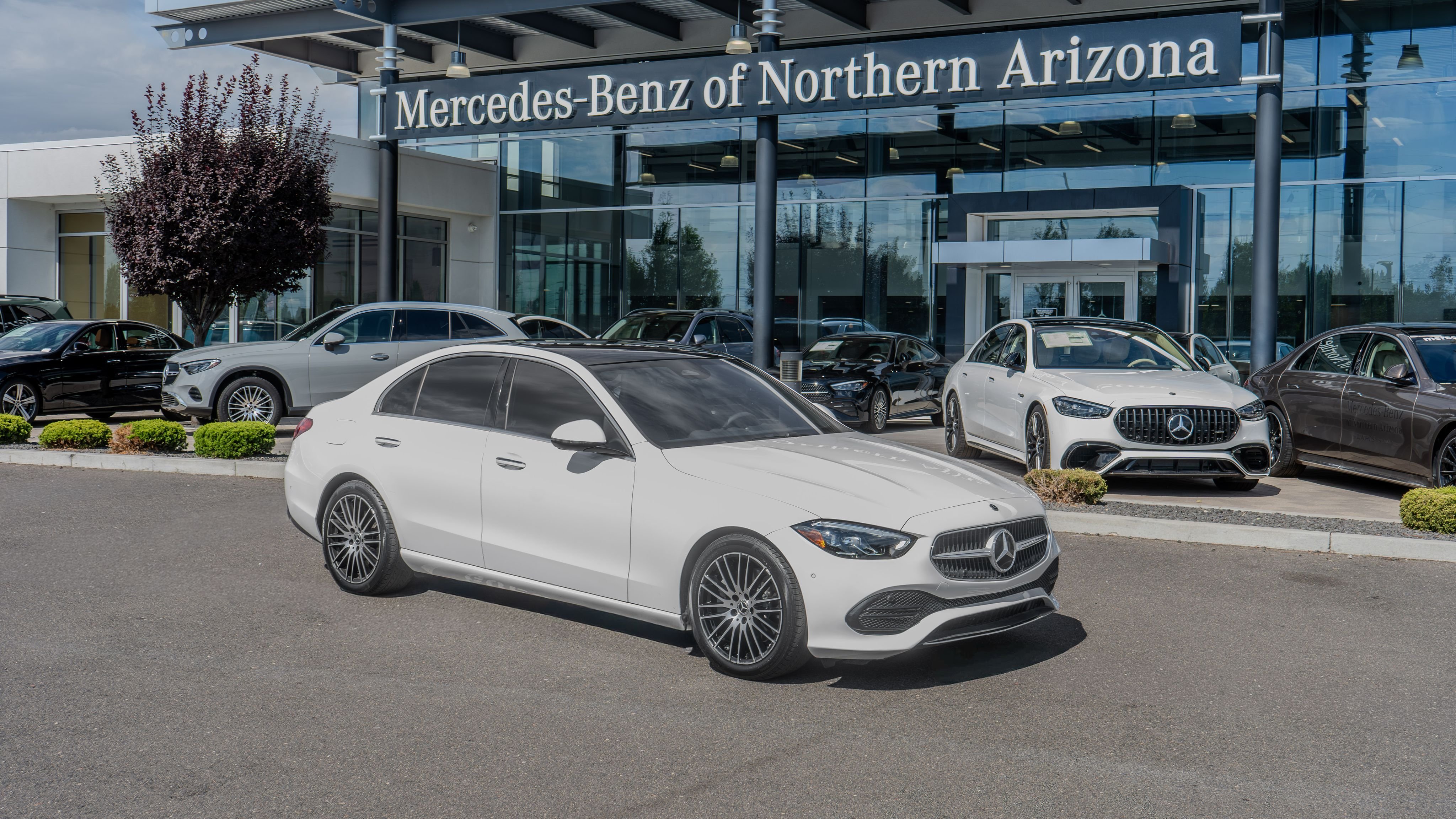 Certified Used 2024 Polar White Mercedes-Benz C 300 image 1
