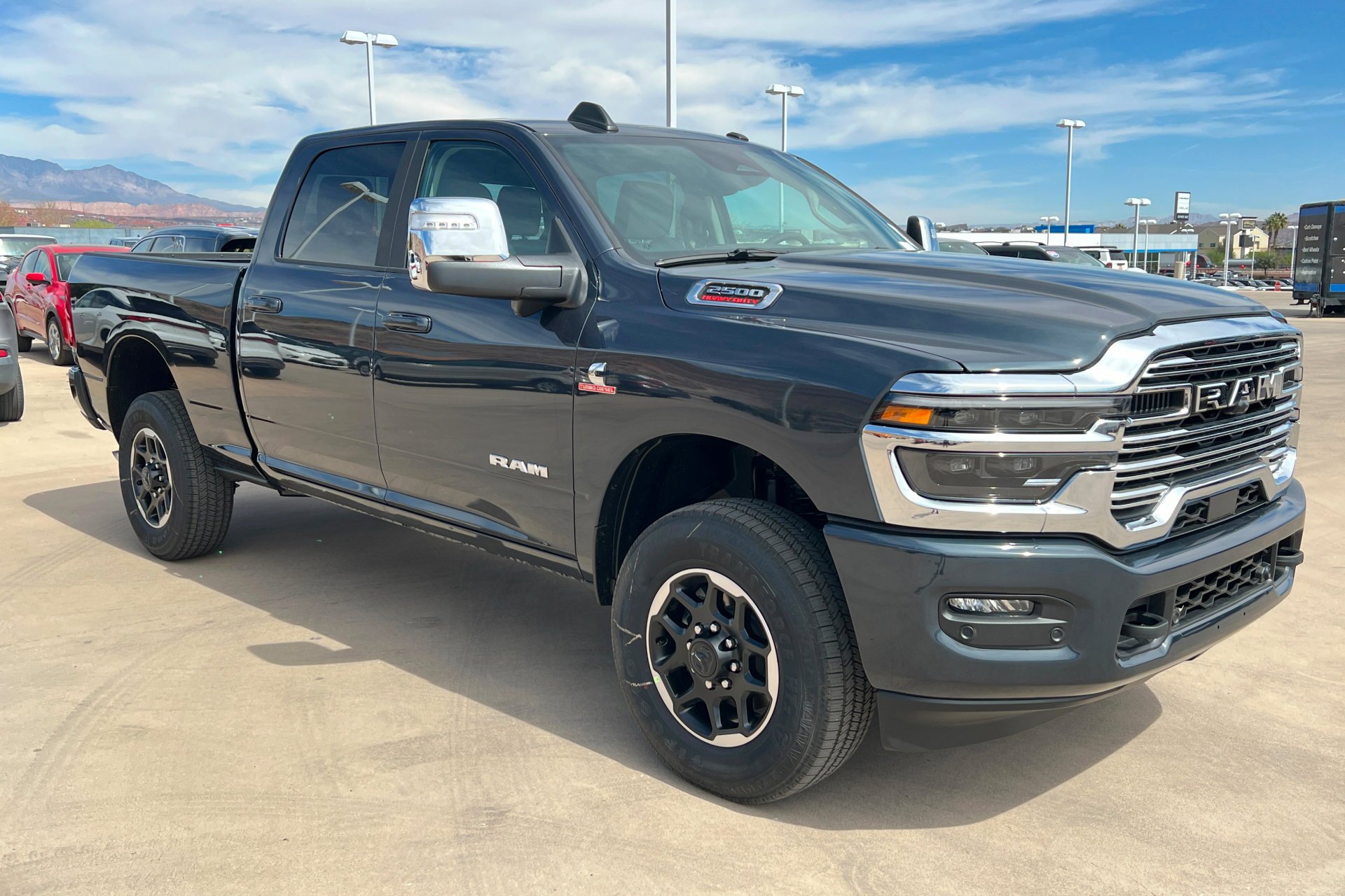 New 2026 Forged Blue Metallic Exterior Paint RAM Laramie image 8