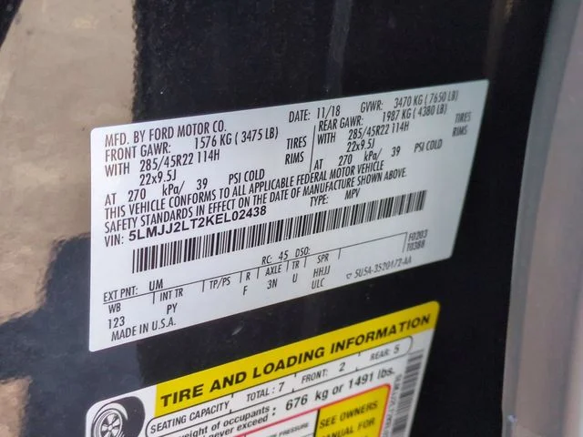 Used 2019 Black Lincoln Reserve image 38