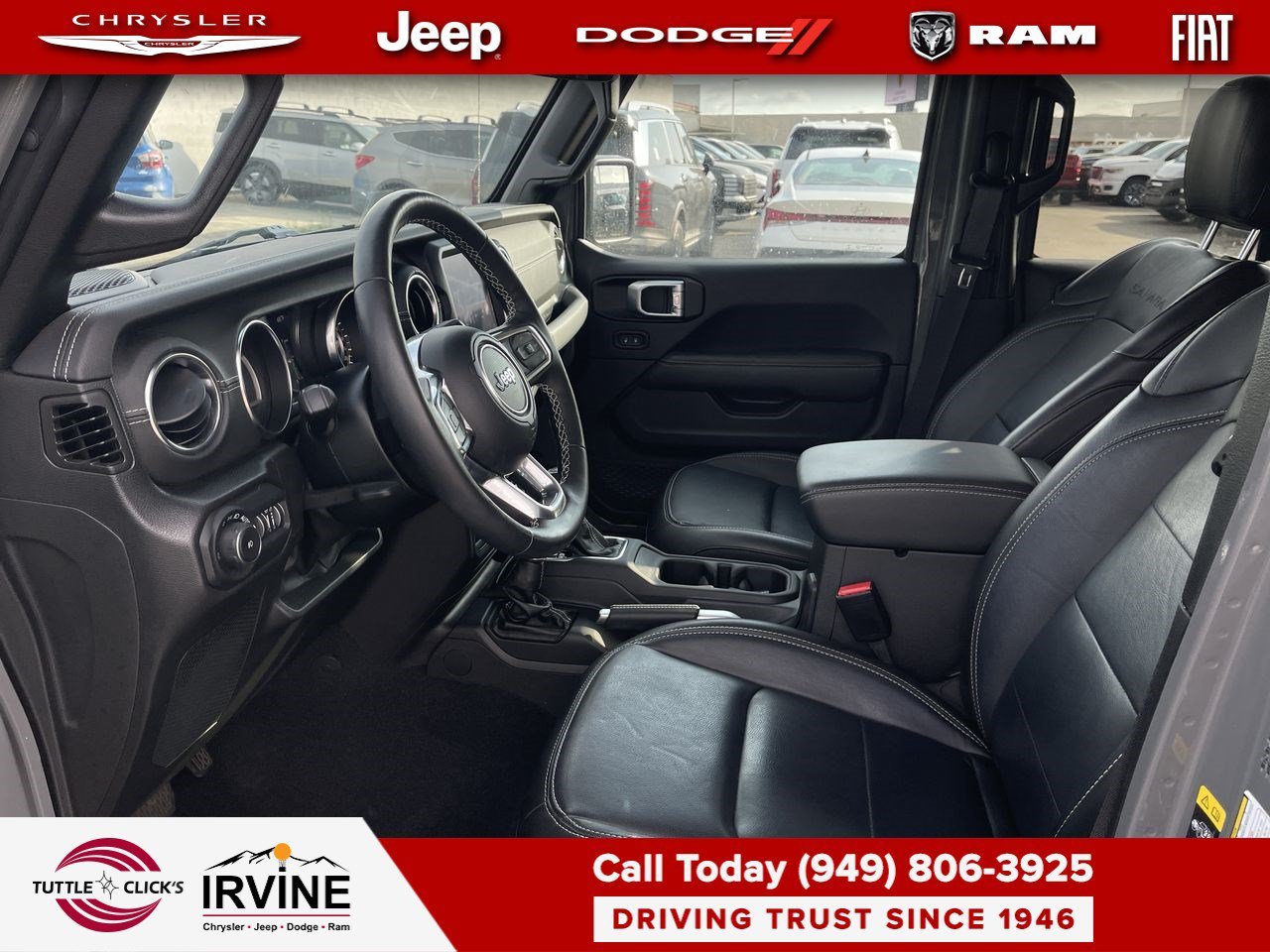 Used 2022 Sting-Gray Clearcoat Jeep Unlimited Sahara image 21