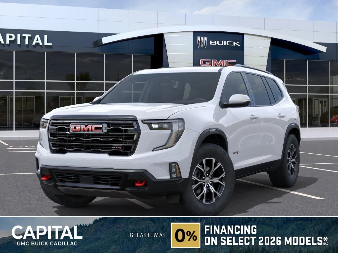 New 2026 Summit White GMC AT4 AWD image 1