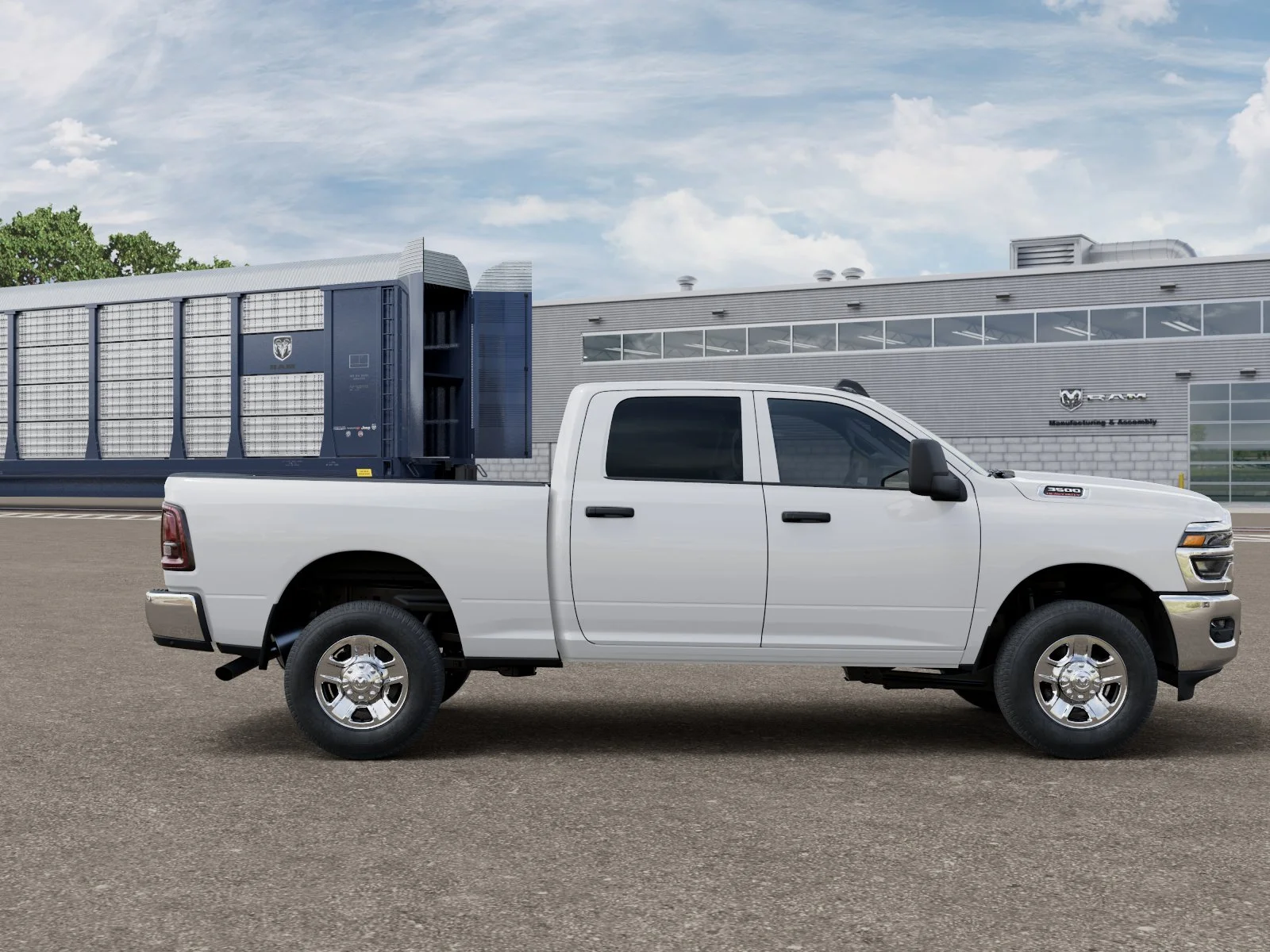 New 2026 Bright White Clear-Coat Exterior Paint RAM Tradesman image 29