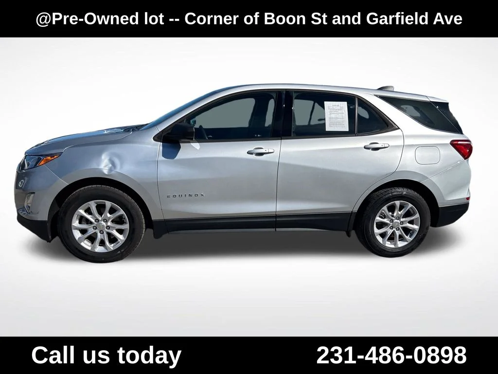 Used 2018 Chevrolet Equinox LS with VIN 3GNAXHEV9JS534540 for sale in Traverse City, MI