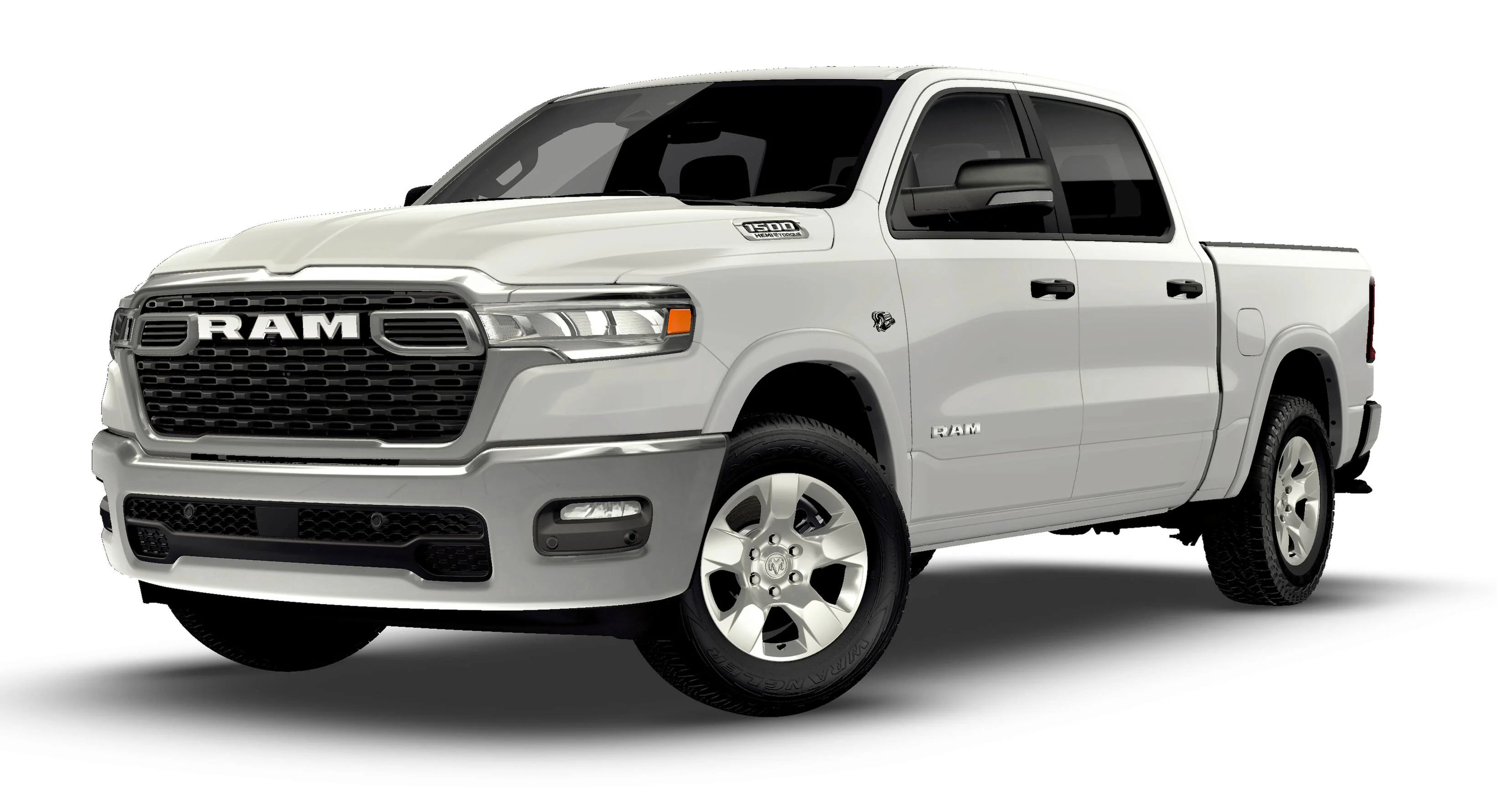 New 2026 Bright White Clear-Coat Exterior Paint RAM BIG HORN image 13
