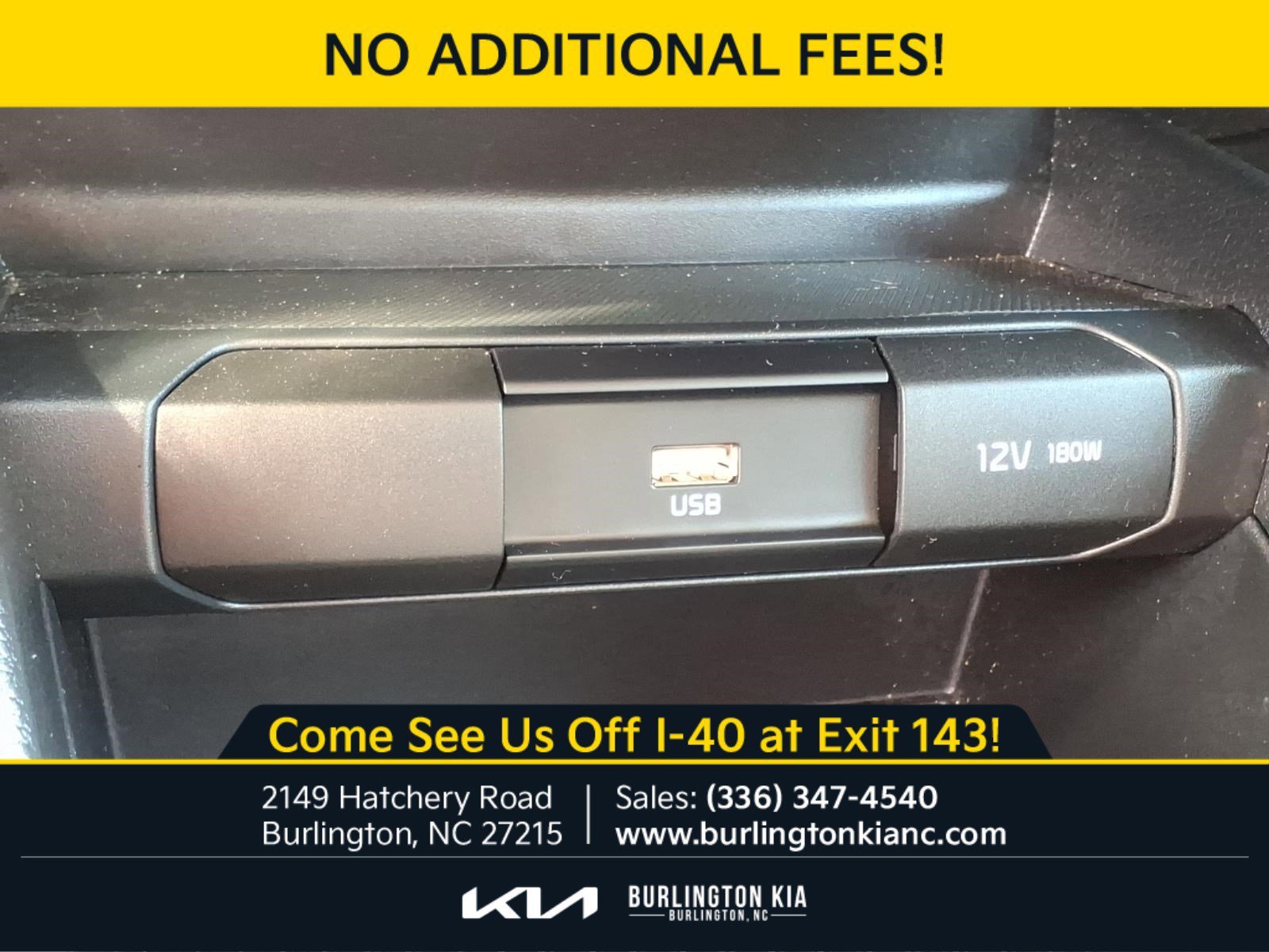 Used 2023 Clear White Kia LX image 11