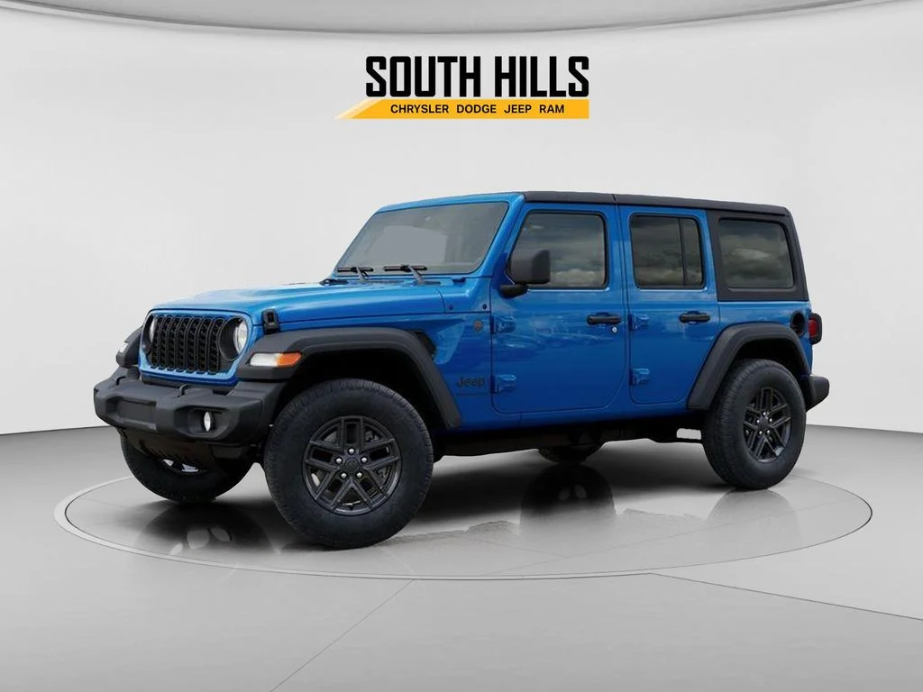 New 2026 Hydro Blue Pearl-Coat Exterior Paint Jeep Sport S image 2