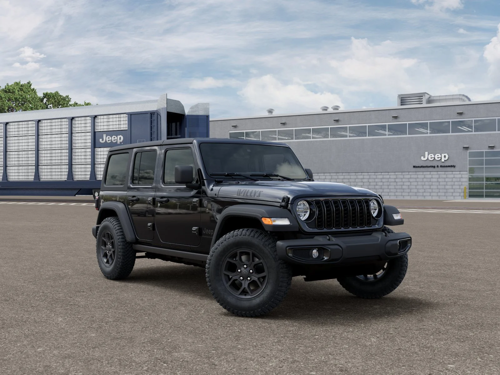 New 2026 Black Clear-Coat Exterior Paint Jeep Willys image 6