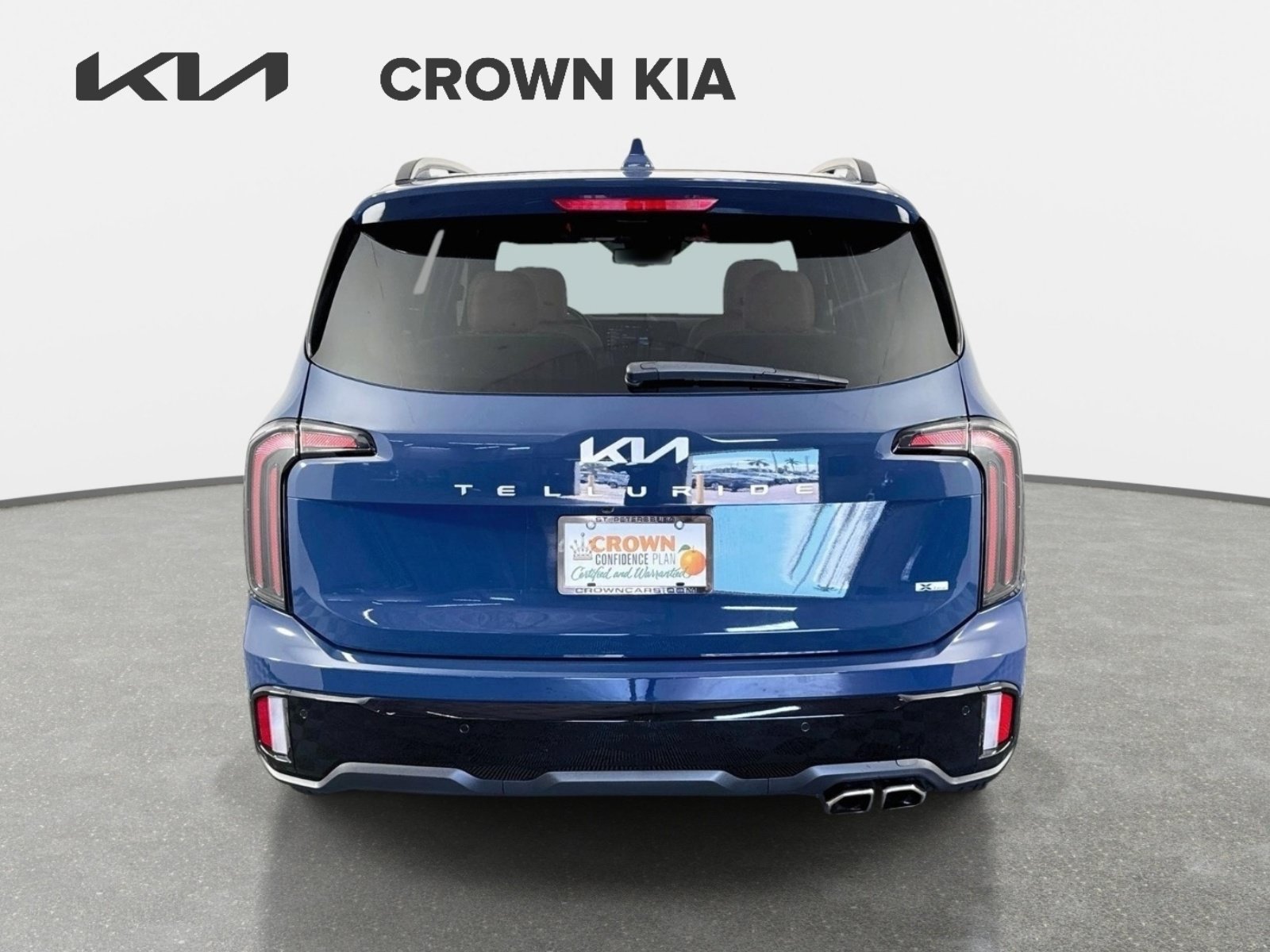 Used 2024 Midnight Lake Blue Kia EX X-Line image 6