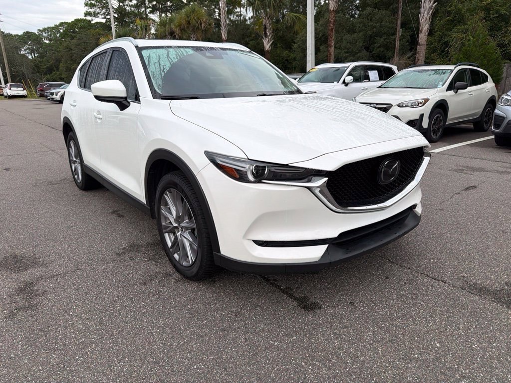 Used 2020 Snowflake White Pearl Mazda Grand Touring image 1