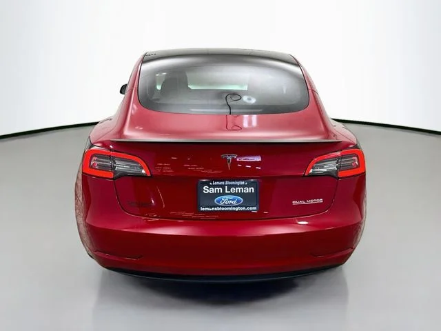 Used 2021 Red Multi-Coat Tesla Performance image 6