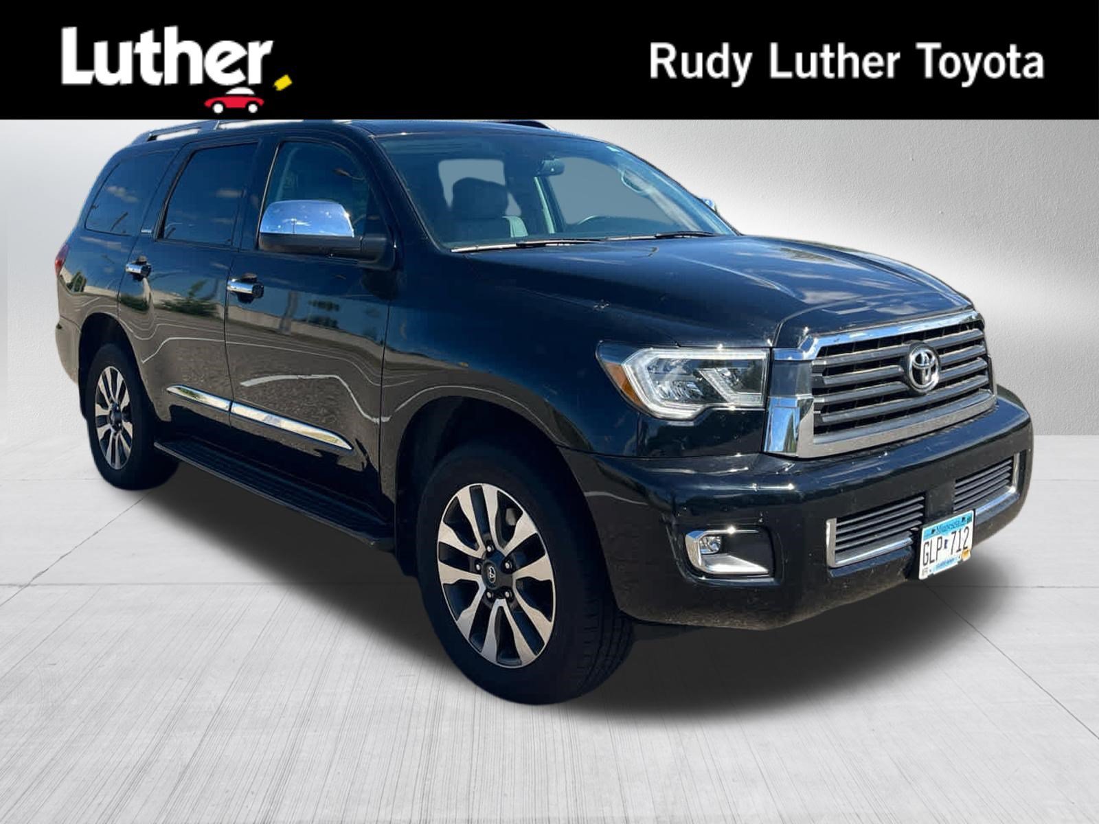 Certified Used 2021 Midnight Black Metallic Toyota Limited image 1