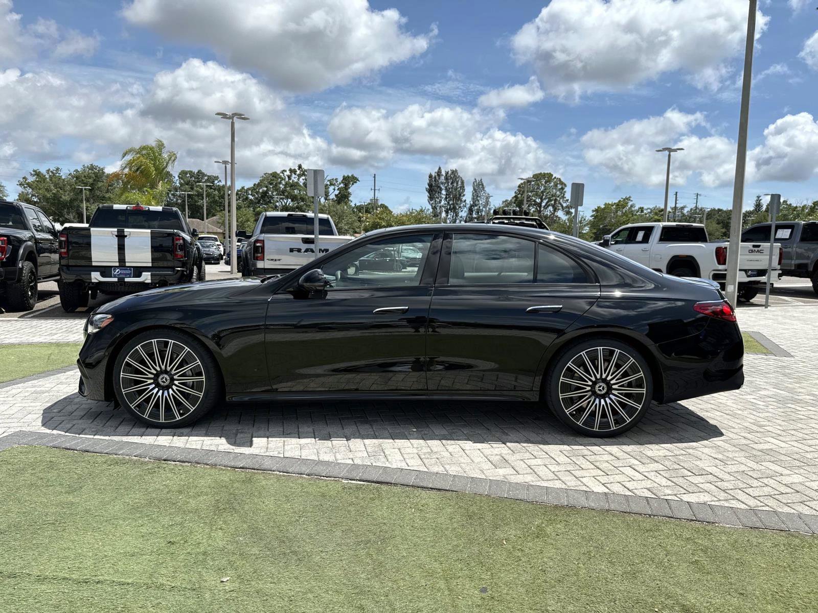 New 2026 Obsidian Black Metallic Mercedes-Benz E 450 4MATIC® Sedan image 3