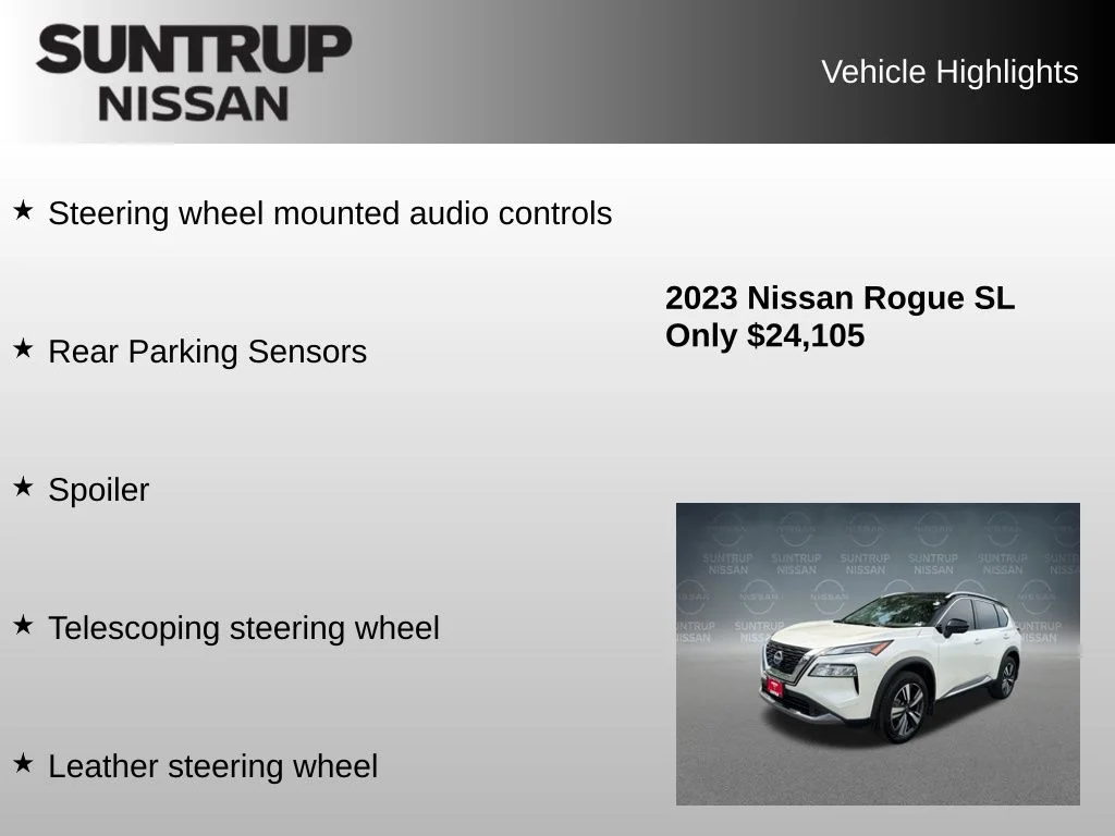 Used 2023 White Nissan SL image 16