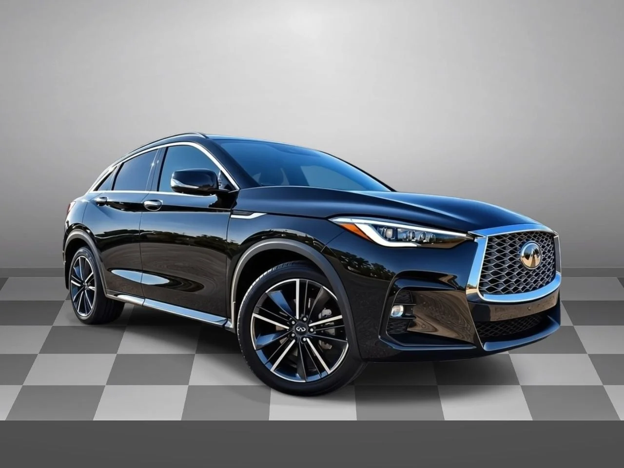 Certified Used 2025 Black Obsidian INFINITI Sensory image 1